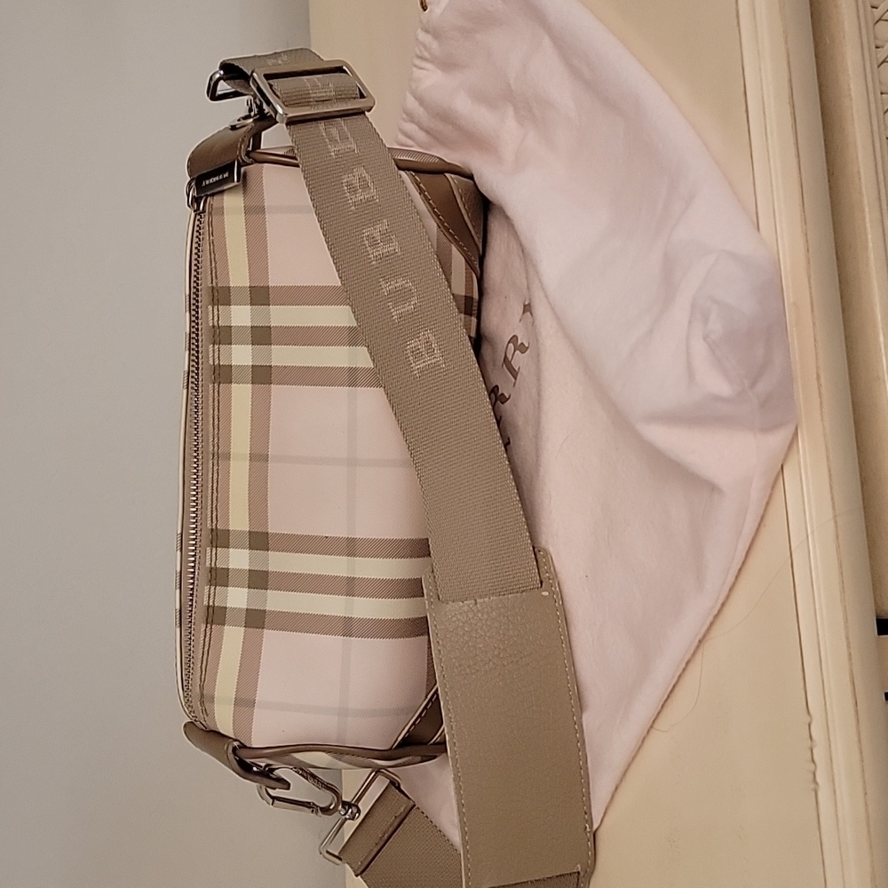 Burberry Nova Check Pink Bag